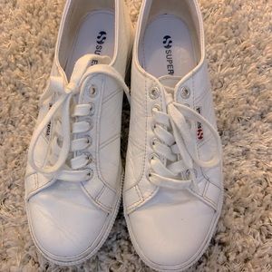 SUPERGA - leather sneakers